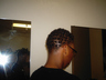 comb coils in permed hair I did