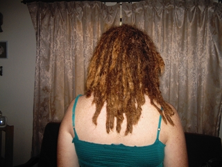 latch hook dreads i did